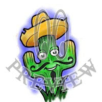 Happy Cactus Sombrero