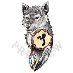 Capricorn Wolf Shield