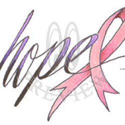 Hope Awareness Ribbon 02