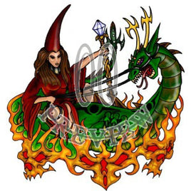 Sorceress Dragon Rider