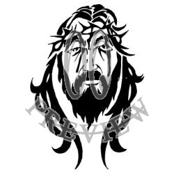 Jesus Tattoo Vector Images over 2000