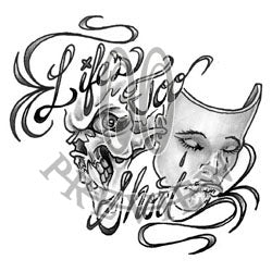girly laugh now cry later tattoos