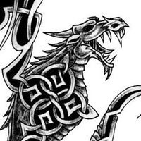 Large Celtic Dragon 03
