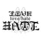 Love-Hate Ambigram