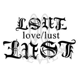 Love-Lust Ambigram