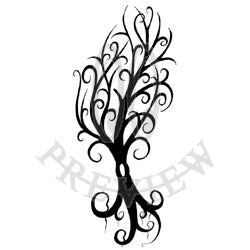 Whimsical Tree Silhouette