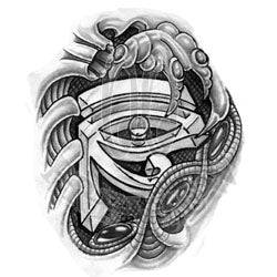 My first attempt at drawing a tattoo design -Tribal/biomech style, half  sleeve. Would appreciate any advice! : r/tattoos
