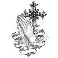 Praying Hands Crossenhearts