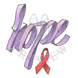Hope Awareness Ribbon 03