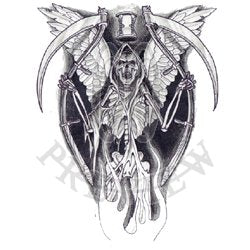 Grim Reaper Tattoos History Meanings  Designs