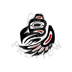 Circular Haida Raven
