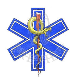 Rod of Asclepius Star of Life