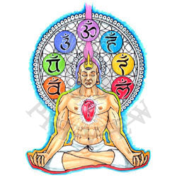 The Seven Chakras Mandala Temporary Tattoo  EasyTatt