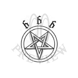 Inverted Pentagram 666