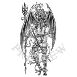 demon tattoo design